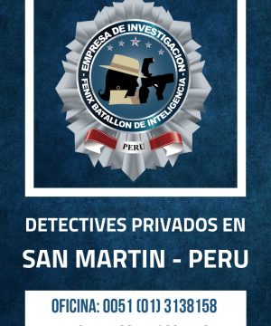 INVESTIGACIÓN PRIVADA FBI EN SAN MARTIN - PERU